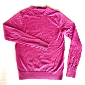 Pink merino wool sweater